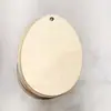 Huevos de Madera de Pascua con Cuerda Decoraciones para Fiestas Infantiles Manualidades DIY Piezas de Madera de Conejo Decoración para el Hogar
