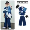 Ropa de moda hip hop para niños traje de camisa hip hop niños y niñas ropa de actuación hiphop marca de moda infantil 61 ropa de actuación