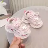 Sapatos para Bebês e Crianças Pequenas Meninas, Solado Macio, Antiderrapante, Sapatos do Papai, Estilo Primavera/Outono, Sapatos para Bebês, para Crianças de 1 a 3 Anos