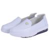 Zapatos de Verano para Enfermera de Mujer, Zapatos Profesionales, Zapatos de Trabajo, Transpirables de Cuero de Vaca con Suela Blanda, Antideslizantes, Zapatos Médicos, Blanco