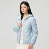 Invierno Nuevo Estilo con Capucha de Plumón de Pato Blanco Cálido Chaqueta Abrigo de Plumón Ropa de Invierno de Alta Calidad Chaqueta de Plumón para Pareja Venta al por Mayor