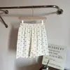 Pantalones Cortos de Algodón con Estampado de Huella de Perro y Nube Lindos de Dibujos Animados, Finos y Transpirables, para Dormir en Casa, para Mujer, Holgados, de Verano, Casual