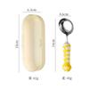 Garra de Gato Acero Inoxidable 316 Cuchara Redonda Fondo Plano Cuchara Pequeña para Niños Dibujo Animado Lindo Cuchara para Bebé Regalo Vajilla Cuchara