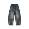 Mayuenjoy Jeans Retro Japoneses Modernos de Pierna Curva para Hombre Pantalones Anchos Sueltos Pantalones Harem Pantalones Largos Modernos K11