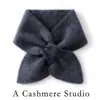 Bufanda de punto de cachemira de color liso estilo coreano, unisex, versátil, cálida, gruesa, con perforaciones y un diseño cruzado