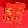 Oro puro 999, diseño de los doce animales del zodiaco, monedas cuadradas de oro, sobres rojos para atraer riqueza y buena fortuna, directo del fabricante, personalizable y disponible para venta al por mayor