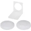 Capa de Silicone Impermeável 12/16/19/22mm Botão de Metal Tampa de Vedação Transparente Tampa de Plástico contra Poeira Tampa de Couro Protetora