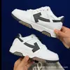 Zapatillas de lujo de primer nivel OFF-WHITE, Zapatos casuales deportivos de moda Out Of Office de cuero genuino para hombre y mujer