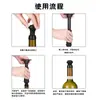 Pronto para Exportação Estoque Disponível Vinho Tinto Rolha a Vácuo Tampa de Silicone para Garrafa de Vinho Rolha de Champanhe Rolha de Conservação de Vinho Rolha de Garrafa de Vinho
