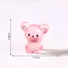 Novo produto transfronteiriço: paisagem em miniatura, figuras luminosas dos doze animais do zodíaco de Ano Novo, enfeites decorativos fofos para DIY, acessórios para pendurar, pequenas peças decorativas