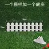 Cerca de plástico, cerca branca, cerca de pátio, villa interna e externa, cerca pequena para decoração de escola, cerca de jardim