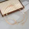 Nueva entrada, cadena cruzada ligera de lujo con cuentas de cristal para teléfono móvil, cadena híbrida con cuentas para teléfono móvil, cuerda colgante, decoración para equipaje, cordón para mujer
