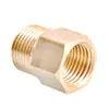 Adaptador de manómetro de cobre puro, reductor con roscas internas y externas M5M6M8M10M12M14*1.5M16 G1/4