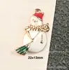142 Colgantes de Navidad Colgantes de Aleación con Gota de Aceite Accesorios para Joyería DIY Colgante de Papá Noel Muñeco de Nieve Campana