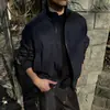 Chaqueta cortavientos e impermeable estilo americano con cuello alto para hombre, otoño e invierno 2026 nuevo estilo corto resistente para hombre