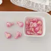 Cuentas de Gelatina de Colores Galvanizadas Colgante para Teléfono Colgante para Coche Colgante para Bolso Pulsera DIY Agujero Recto Accesorios para Bisutería Al por Mayor