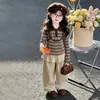 Conjunto de primavera y otoño para niña 2026 nueva sudadera infantil elegante y a la moda para bebés, perfecta para principios de otoño, se ve increíble