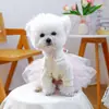 PETCIRCLE Ropa para Mascotas Perros Pequeños Cachorros Mascotas Lindas Otoño Invierno Malla Multicapa Falda Mullida Falda Estilo Francés Nicole