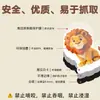 20 pegatinas magnéticas originales de animales 3D lindos, pegatinas magnéticas suaves decorativas impermeables de dibujos animados para refrigerador y tablero de clavijas
