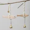 Adornos Colgantes de Madera Maciza Transfronterizos, Carrillones de Viento de Peces Pequeños, Cascabeles de Madera de Peces, Decoraciones de Pared, Decoración del Hogar, Regalos para Otros
