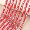 Cubo de cristal contas de vidro DIY acessórios de joias cubo contas quadradas colar pulseira acessórios contas coloridas