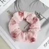 Cuerda para el cabello estilo coreano cerdo anillo para el cabello intestino grueso a cuadros a rayas cuerda para el cabello celebridad de internet chica bolas de salchicha gorda anillo para el cabello al por mayor