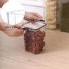 Frasco de plástico sellado para almacenamiento de té de grado alimenticio, frasco para encurtidos, miel, caja de almacenamiento de granos vacía