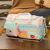 Bolsa de Viaje para Distancias Cortas para Mujer, Ligera, Elegante, Maleta de Ruedas, Bolsa Adicional, Gran Capacidad, Bolso de Equipaje de Mano Cruzado, Suave