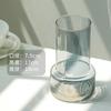 Vaso de vidro nórdico ins vento transparente vaso elevado para água acessórios para casa sala de estar galvanoplastia ornamentos decorativos atacado