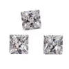 Yongjia Piedra Preciosa 5A Ángulo Recto Cuadrado Zircón Blanco Cuentas Sueltas Accesorios para Uñas DIY Al Por Mayor Brillante