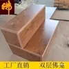 Altar para Buda, degraus, plataforma, plataforma de Buda, assento de Buda multicamadas, base, elevação, almofada, casa, estátua de deus, mesa de altar, crianças