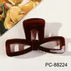 Pajarita de PC Premium Pinza Grande para el Cabello Nueva Horquilla de Pelo de Pajarita Pintada con Spray UV Pinza de Tiburón para Moño Versátil Venta al por Mayor