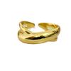 Luxo leve Coreia do Sul Coreano Europeu e Americano personalidade simples Prata tailandesa design de grande curvatura Anel de pulseira curinga feminino atacado