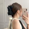 Pinza de metal grande de alta calidad con forma de tiburón, estilo coreano, horquilla de perla para el cabello, accesorios para el cabello de estilo inmortal.