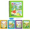 Livro de Pintura Mágica com Água para Crianças, Livro de Rabiscos com Água Clara, Livro de Desenho Reutilizável, Livro de Pintura Cognitiva para Educação Infantil para Bebês do Jardim de Infância