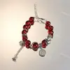 Conjunto de Quatro Pulseiras Sonho de Borboleta com Design em Vidro, Presente de Dia dos Namorados, Joia de Luxo