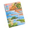 Qinhuangdao ninho de pombo AR livro de bolso capa dura página colorida diário livro de cartão de viagem local panorâmico lembrança