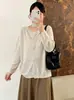 Cárdigan de punto casual de cuello redondo para mujer talla grande, estilo otoño 2026, chaqueta raglán simple holgada para mujer talla grande