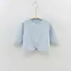 Cárdigan de Algodón Puro Sin Costuras Clase A para Bebé, Top Versátil de Manga Larga para Primavera y Otoño de Recién Nacido, Abrigo Anti-Frío para el Hogar y el Exterior para Bebé