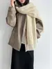 Gabardina de Lujo con Cuello Alto y Cintura Ajustable para Mujer 2026 Otoño Nuevo Estilo Coreano Lyocell Holgado Abrigo 3965
