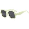 Gafas de sol retro geométricas de montura grande con estampado de leopardo para mujer, estilo europeo y americano de alta gama, adelgazantes para cara grande, gafas transfronterizas, gafas de sol de moda