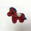Novedades en Stock Accesorios de Pony Hechos a Mano Solubles en Agua Parches Bordados para Suéter de Lana Adornos para Funda de Teléfono Accesorios para Pasadores de Pelo