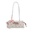 Bolsas de Cor Contrastante de Nicho para Mulheres 2025 Nova Moda Versátil Bolsa Transversal Doce Cool Sexy Bolsa Balde Portátil