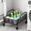 Estante Líquido para Lavar Baño Balcón Estante de Almacenamiento Hueco Lateral Estante de Almacenamiento Carrito Lateral Lavadora Baño