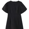 Para Comercio Exterior Transfronterizo Europeo y Americano Ropa de Mujer Aliexpress Más Vendido Vestido Corto Mini de Verano Decorado con Lazo
