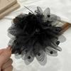 Nuevo Clip de Pinza Flor de Peonía Flor de Pluma Alto Valor de Color Lujo Ligero Moda Pinza de Tiburón Clip de Pinza Pinza para el Cabello Estilo Extranjero