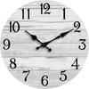 Transfronterizo 10 Relojes de Pared de Madera Simples Relojes Digitales Creativos de Tablero de Madera Reloj Silencioso de Pared para Sala de Estar, Dormitorio, Cocina Decoración