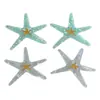 Acessórios de Estrela do Mar Azul Menta Gelada para Presilhas de Cabelo DIY, Acessórios de Cabeça, Decoração de Capa de Celular, Acessórios de Decoração para Sapatos Croc Venda por Atacado