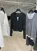 [Recomendación Destacada] Yuran 26 Primavera/Verano Nuevo Conjunto de Sudadera de Algodón Modal y Pantalón Falda Falsos de Dos Piezas