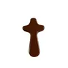 Colgante Decorativo de Madera para Coche con Forma de Cruz Llavero de Madera Maciza Fabricante Stock Directo Llavero de Madera
